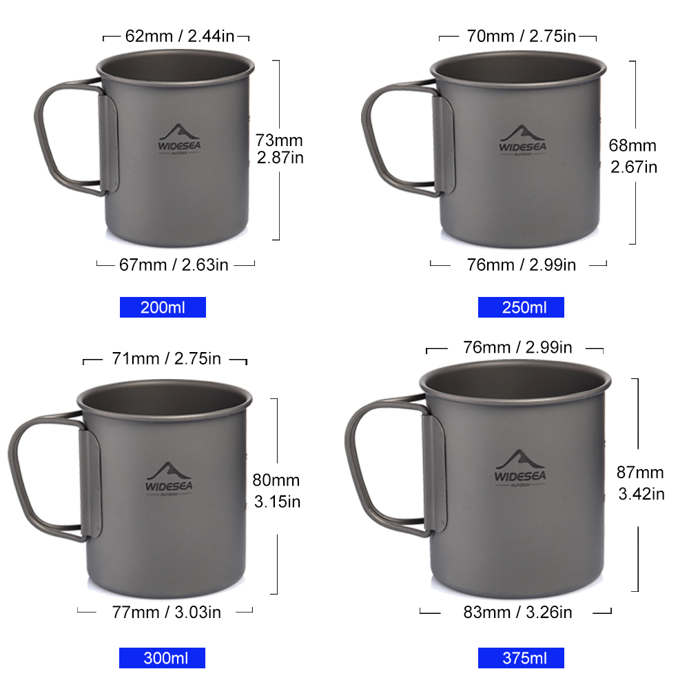 Widesea Camping Mug Titanium C - Camping Cooking Ware Set review and price