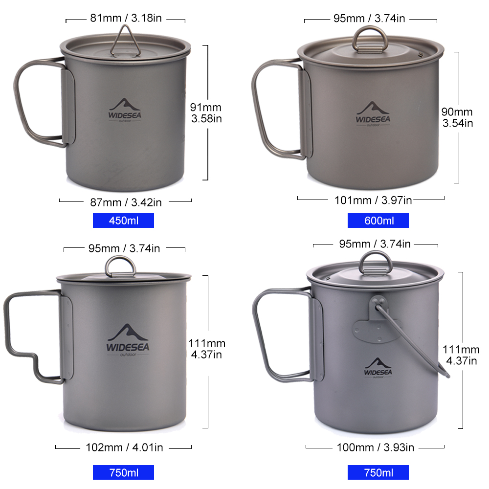 Widesea Camping Mug Titanium C - Camping Cooking Ware Set review and price