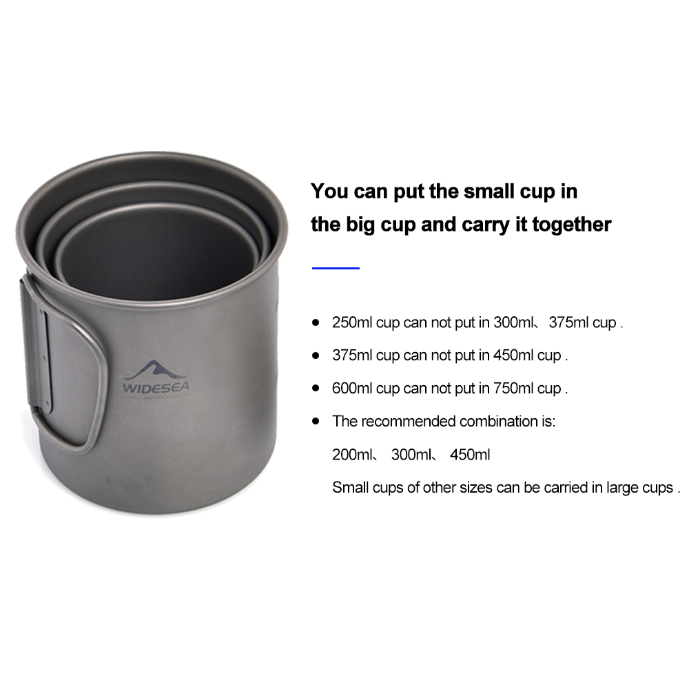 Widesea Camping Mug Titanium C - Camping Cooking Ware Set review and price