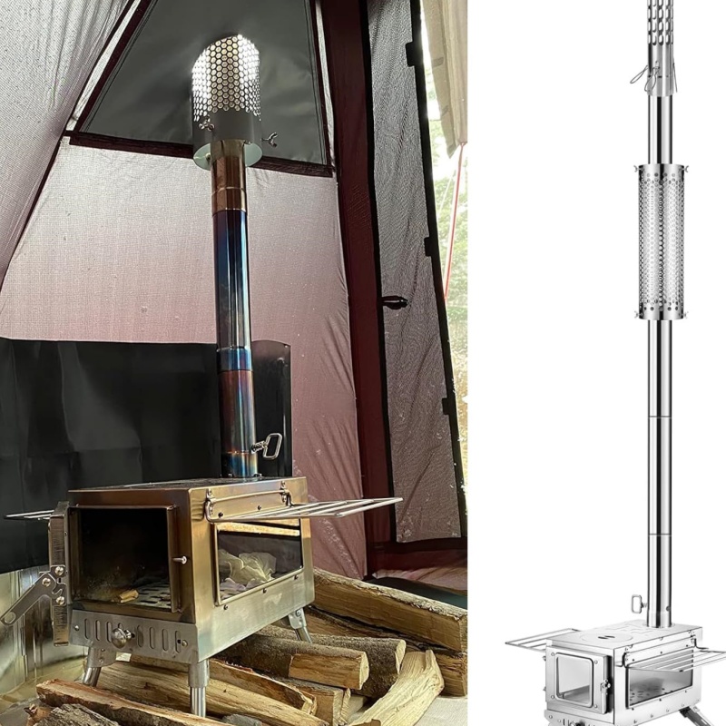 Camping Stove Pipe Stainless S - Camping Cooking Cover review and price