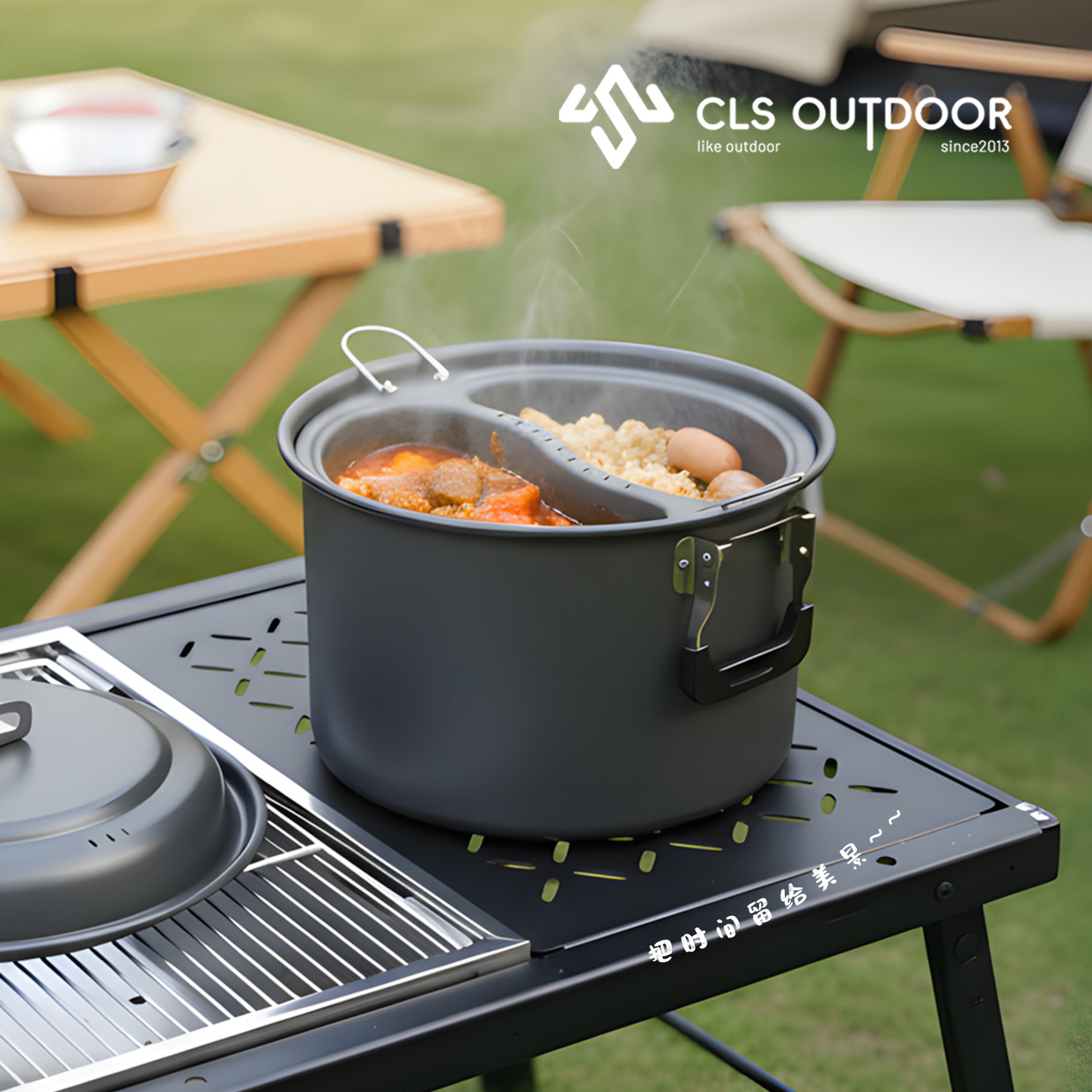 6.5L Large Capacity Mandarin D - Camping Cooking Set Large review and price