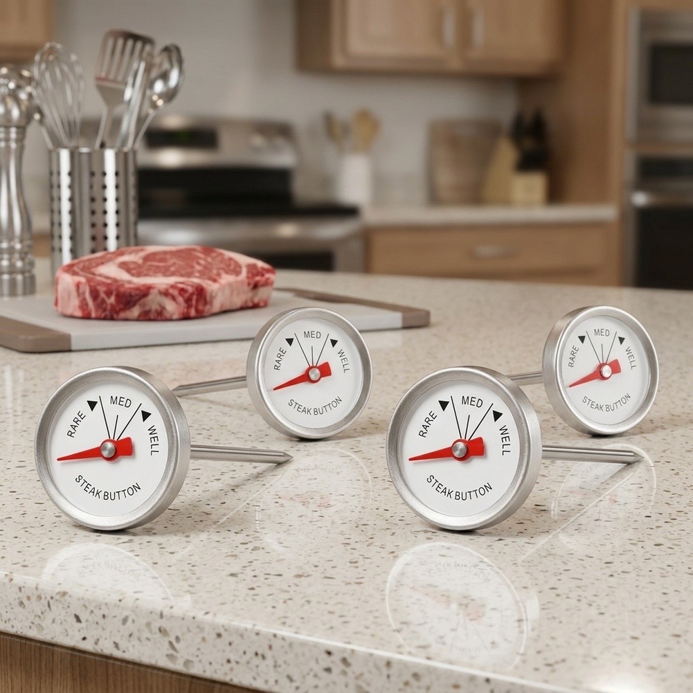 4pcs Portable Meat Thermometer - Meat Thermometer Camp review and price