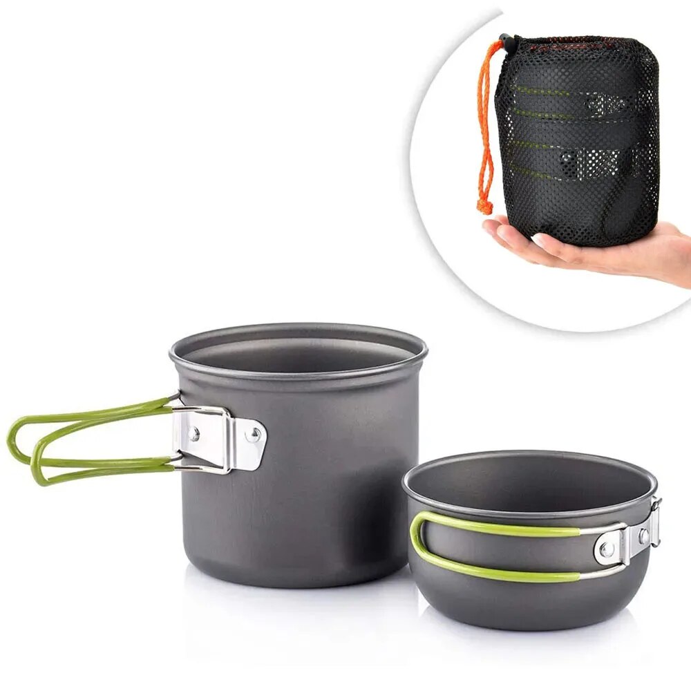 Camping Cookware Mess Kit Ultr - Camping Cooking Ware Set review and price