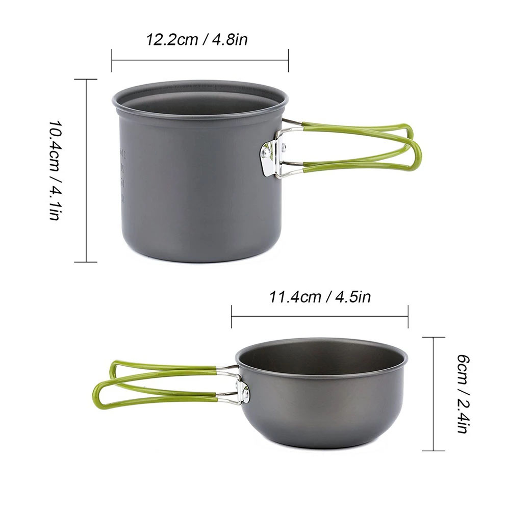 Camping Cookware Mess Kit Ultr - Camping Cooking Ware Set review and price