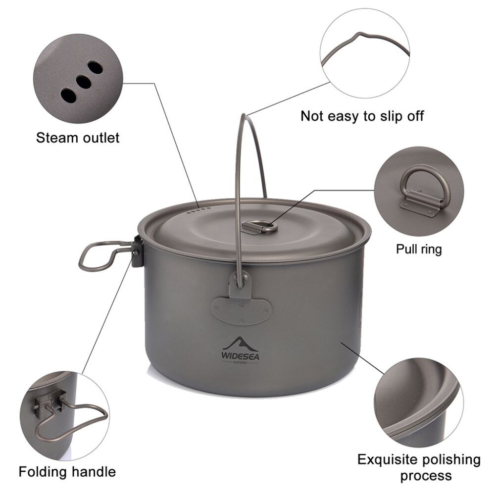 Widesea Camping Tableware Tita - Camping Cooking Set Large review and price