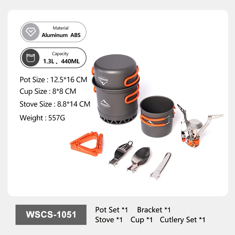 Widesea Portable Camping Cookw - Camping Cooking Ware Set review and price