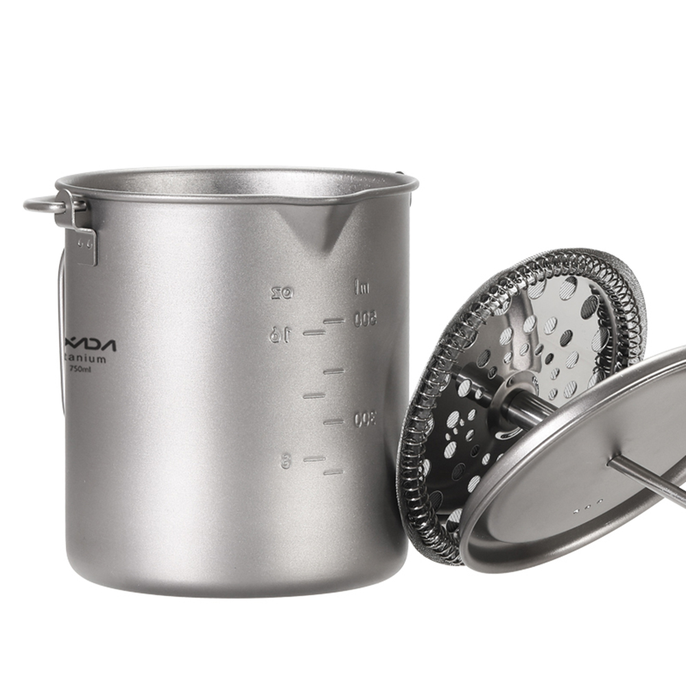 Ti Coffee Cup Lixada 750ml Tit - Camping Cooking Pot With Lid review and price