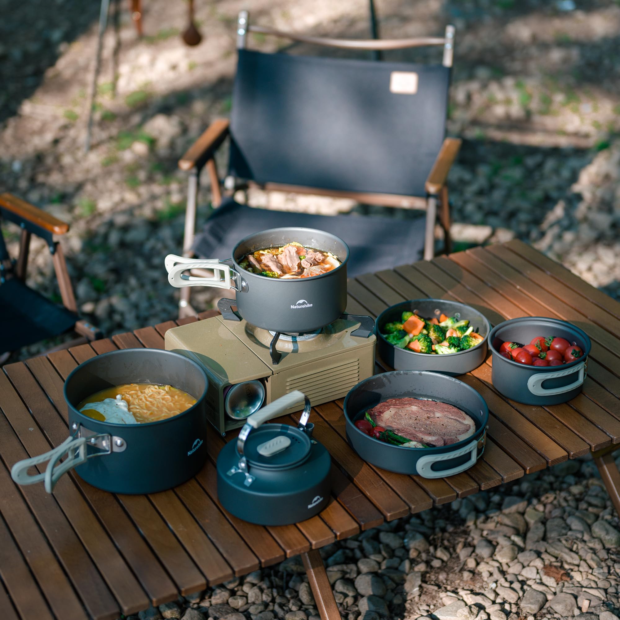 Naturehike Camping Soup Pot Co - Camping Cooking Set Large review and price