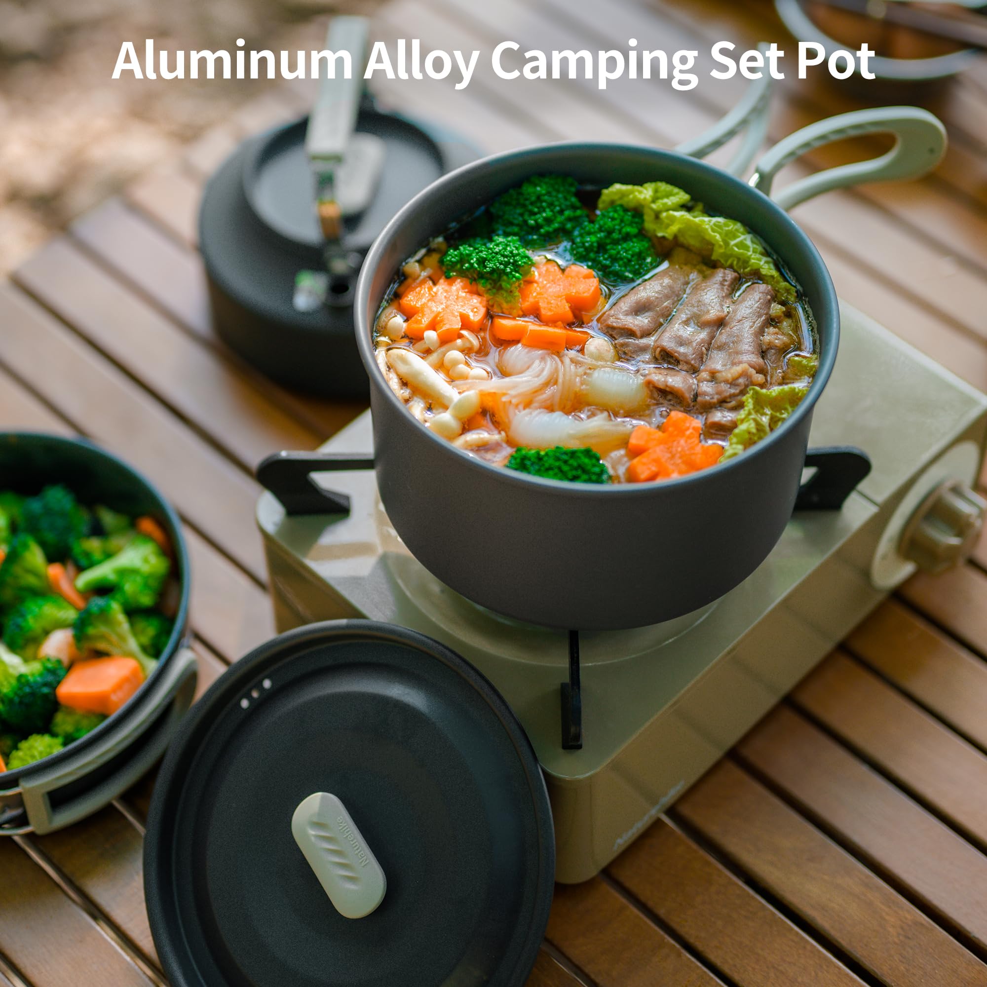 Naturehike Camping Soup Pot Co - Camping Cooking Set Large review and price