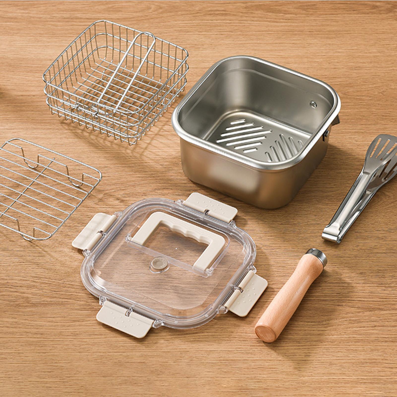 Deep Fryer Pan Set Square Camp - Camping Cooking Set Large review and price