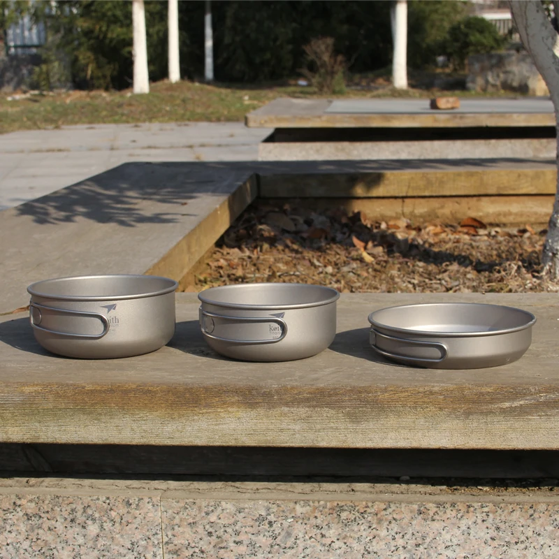 Keith 3PCS Titanium Cookware P - Camping Cooking Set Large review and price