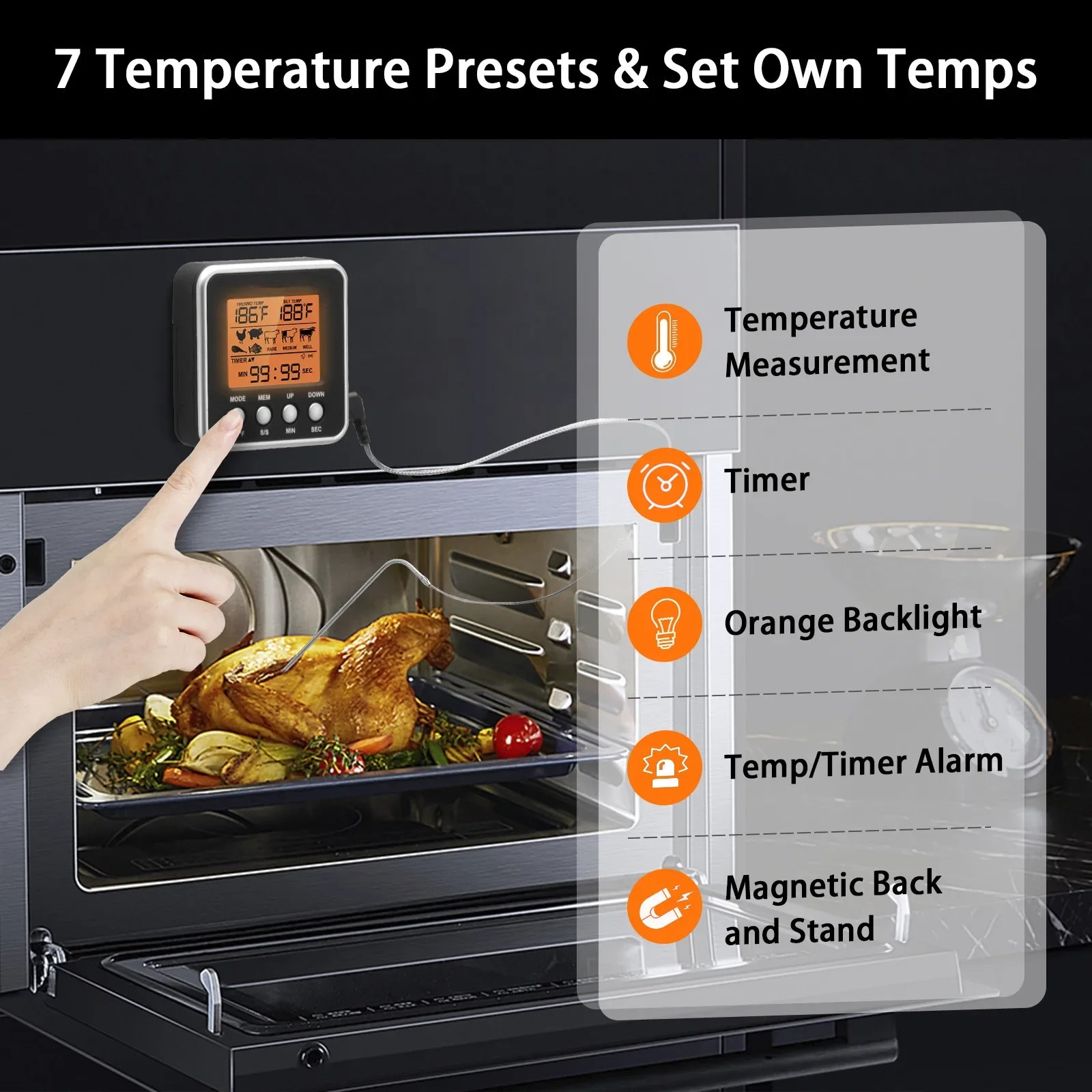 LCD Digital Meat Thermometer M - Meat Thermometer Camp review and price