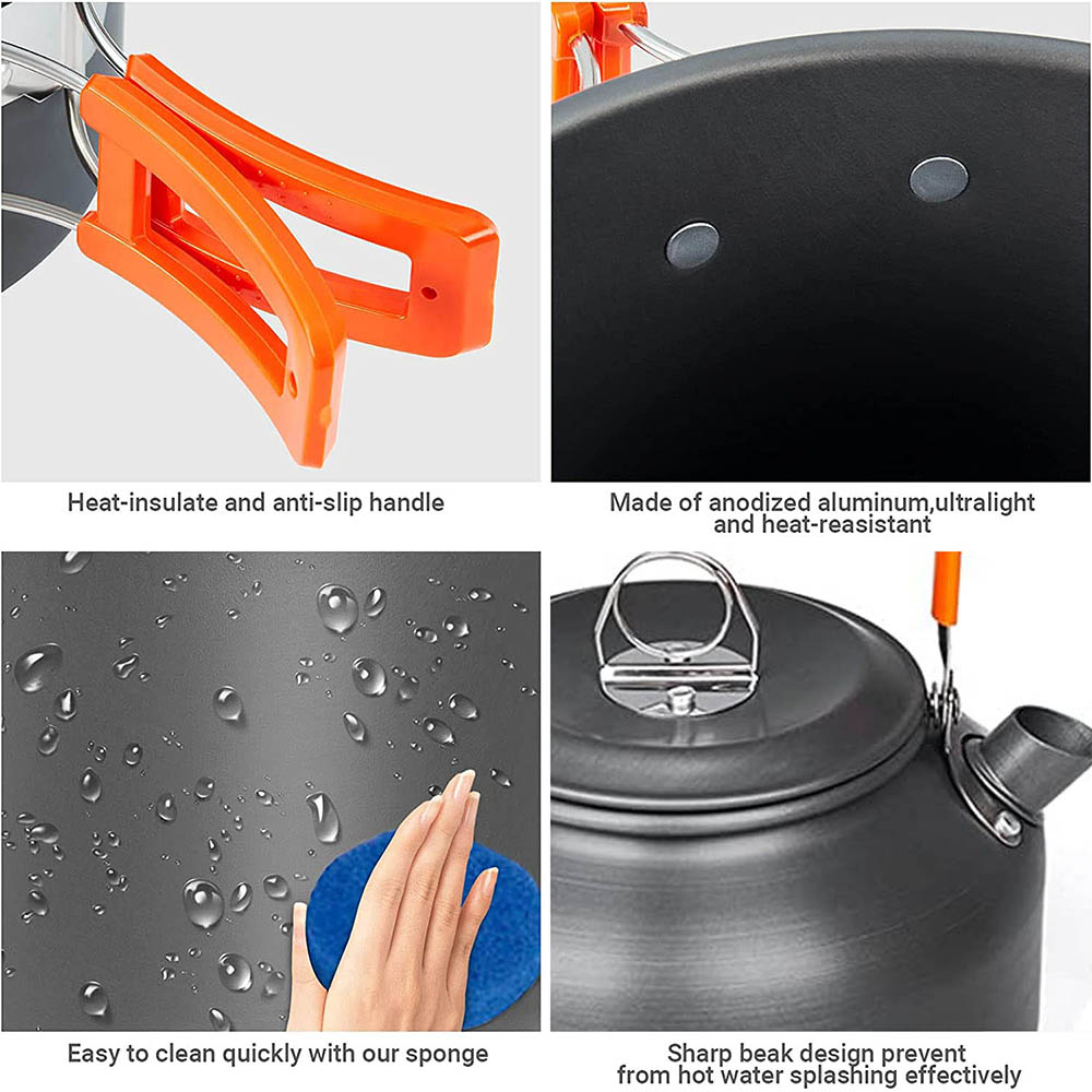 1pcs/1set Camping Cookware Kit - Camping Cooking Ware Set review and price