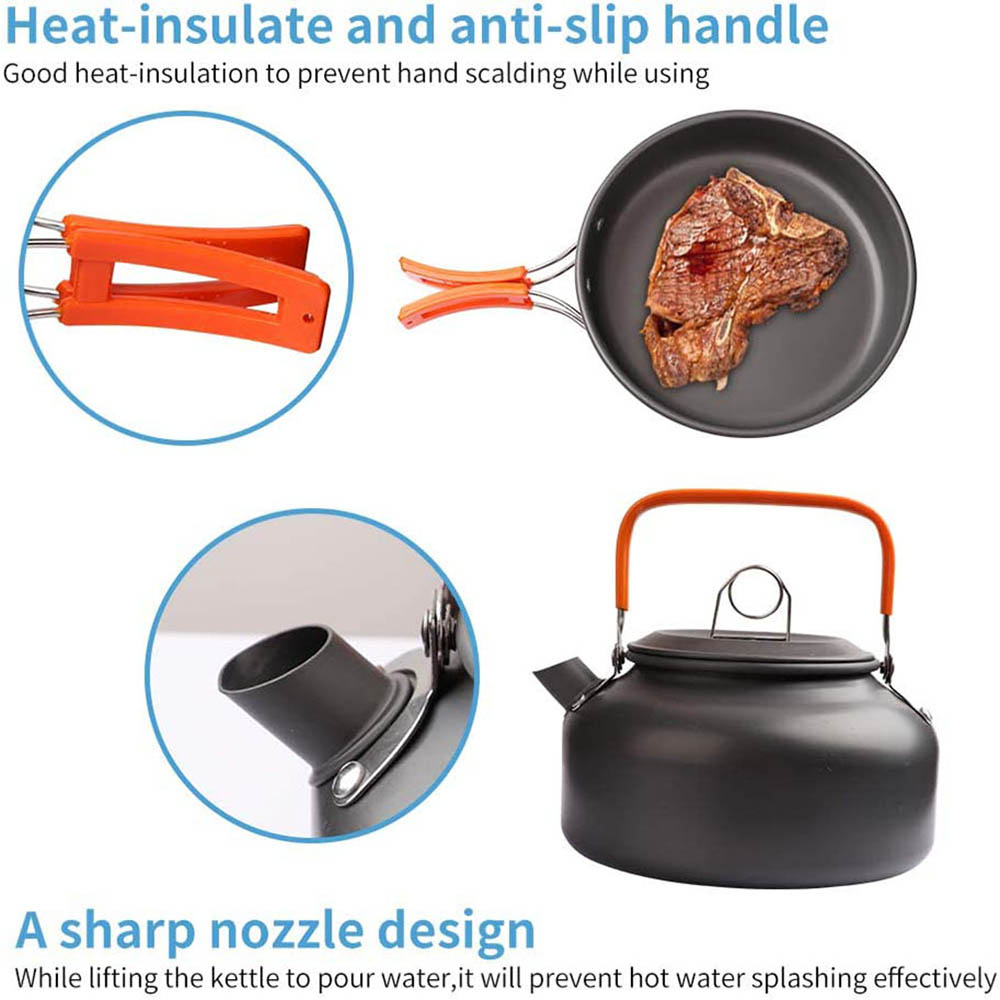 1pcs/1set Camping Cookware Kit - Camping Cooking Ware Set review and price