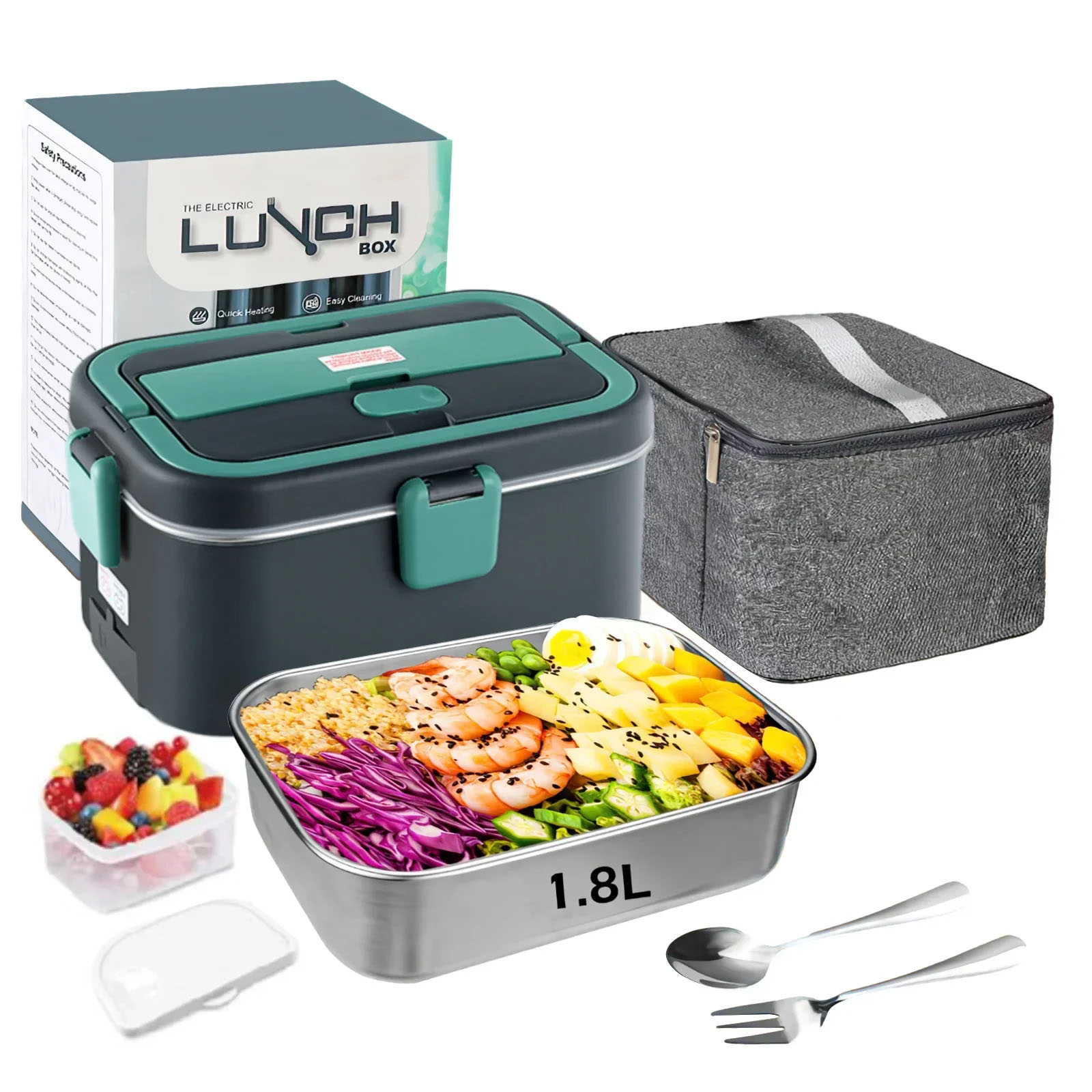 Electric Lunch Box Food Warmer - Camping Cooking Electric review and price