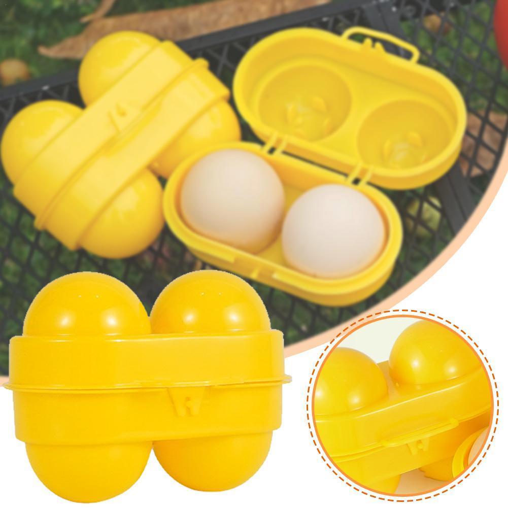 2 Grid Egg Storage Box Contain - Camping Cooking Cover review and price