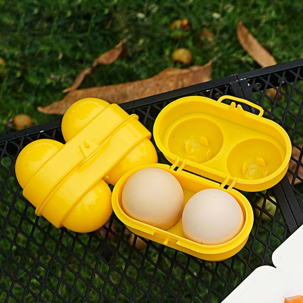 2 Grid Egg Storage Box Contain - Camping Cooking Cover review and price