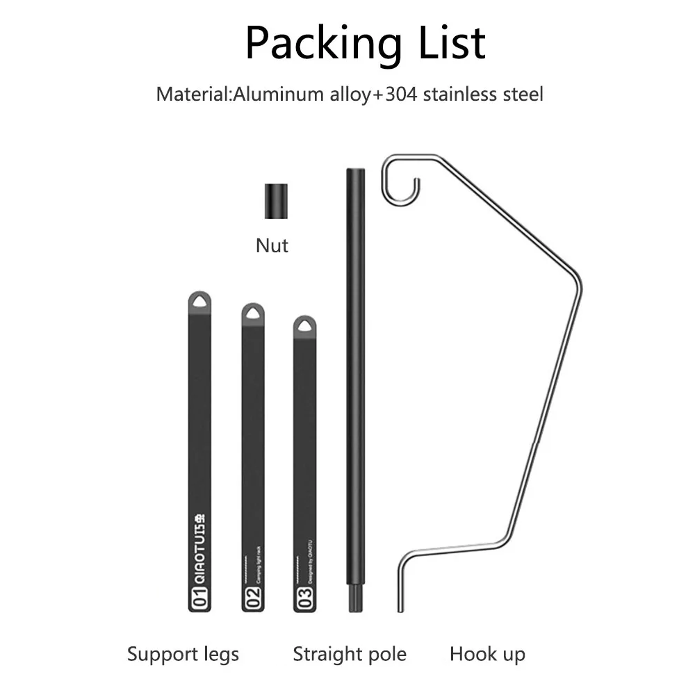 Detachable Lantern Stand Light - Camping Cooking Tripod review and price