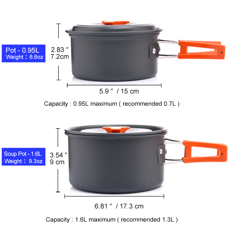 Widesea Camping Outdoor Cookwa - Camping Cooking Ware Set review and price