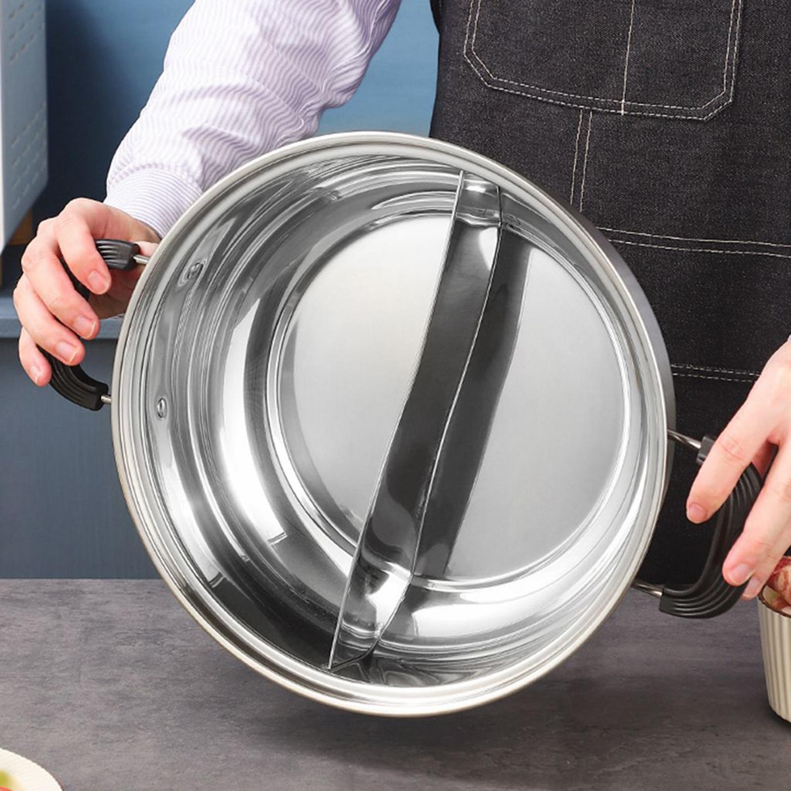 Hot Pot with Divider Cooking P - Camping Cooking Pot With Lid review and price