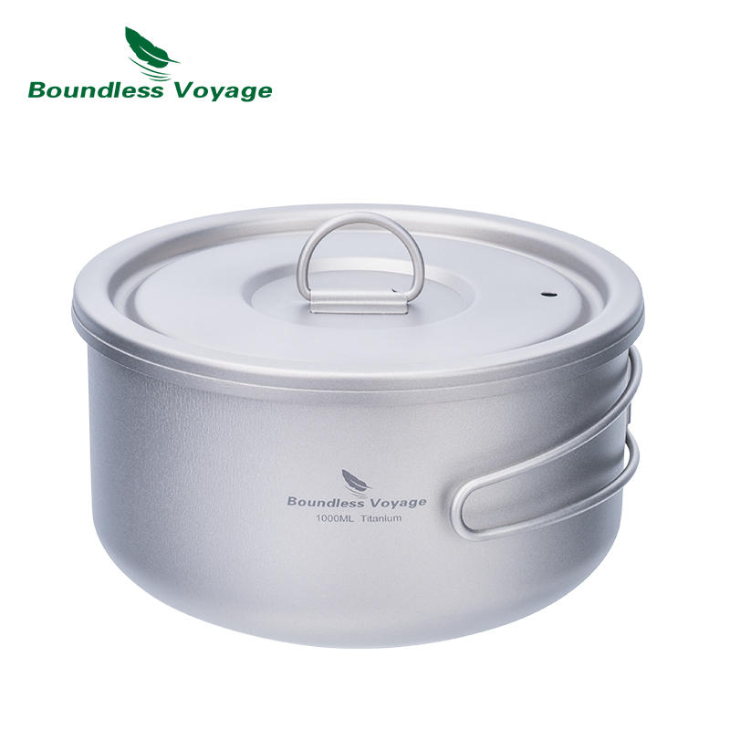 Boundless Voyage Titanium Camp - Camping Cooking Pot With Lid review and price