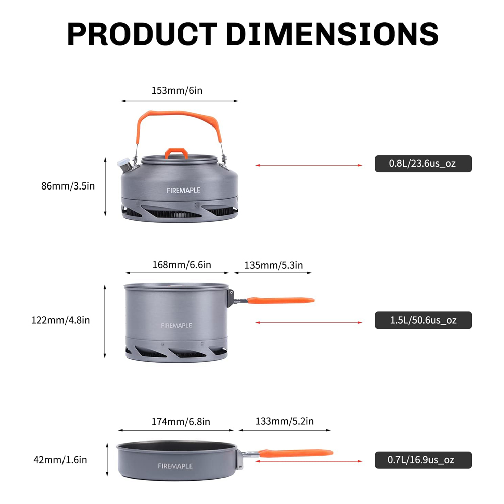 Fire Maple Camping Cookware Ut - Camping Cooking Ware Set review and price
